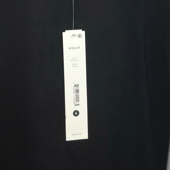 AQUA Woman’s Black Sleeveless Blouse. Size Small. NWT New With Tags - Picture 6 of 10